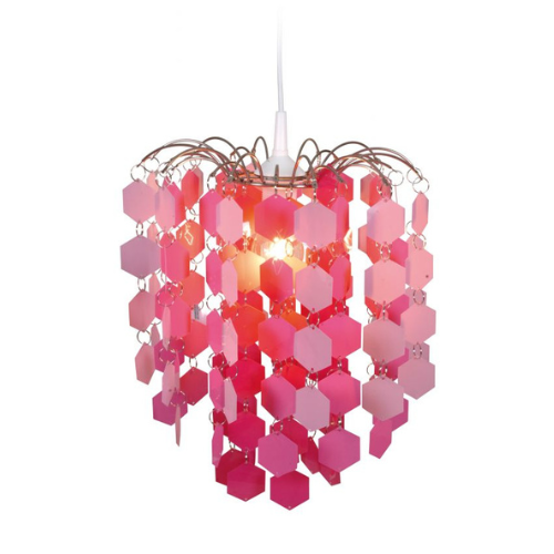 Lámpara Colgante Decorativa Rosa